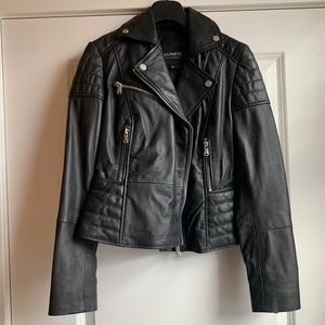 Barney’s leather jacket